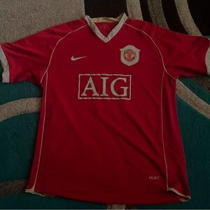 Nike Manchester United Red Jersey